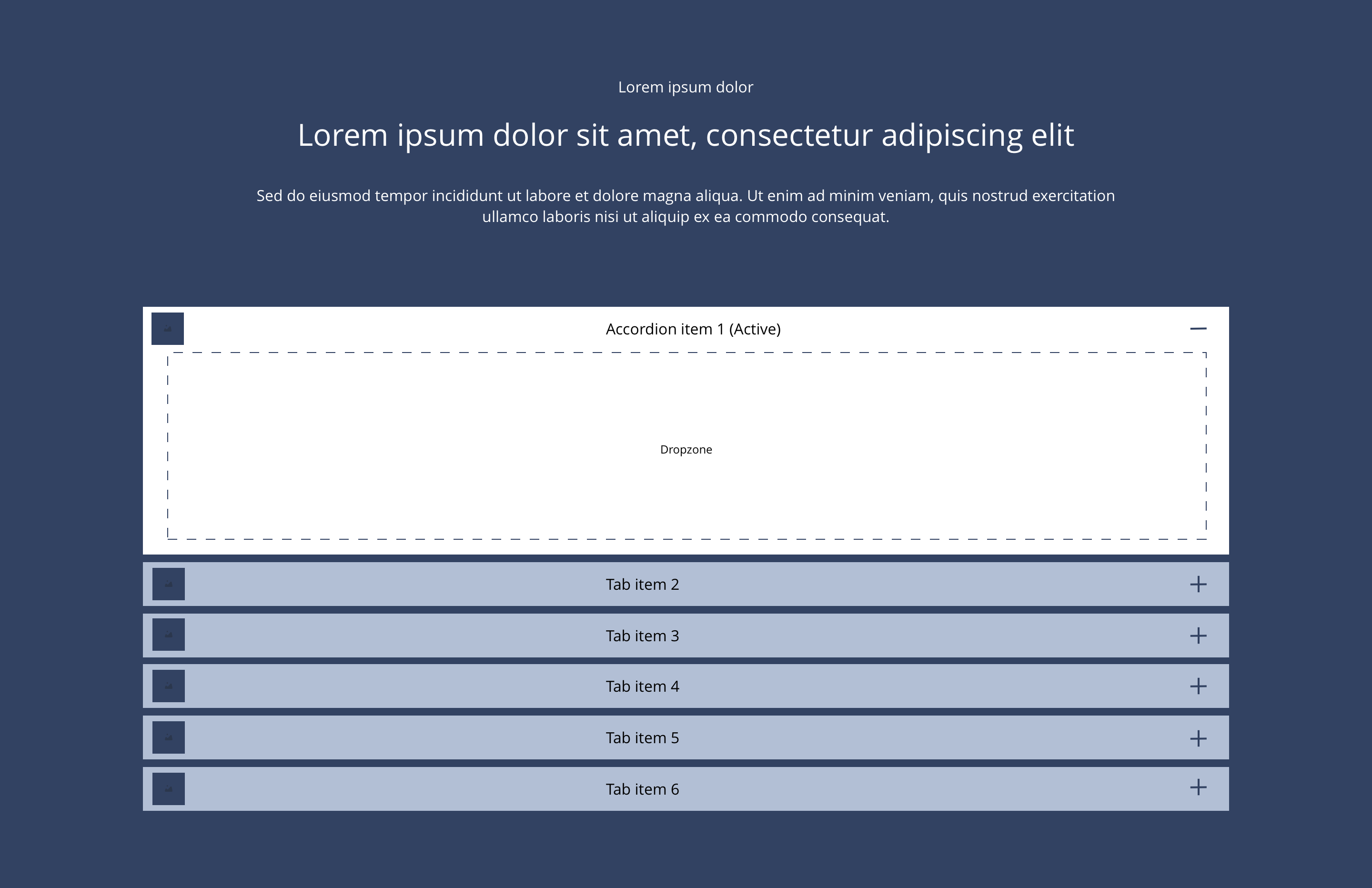 Desktop - Accordion item image title
